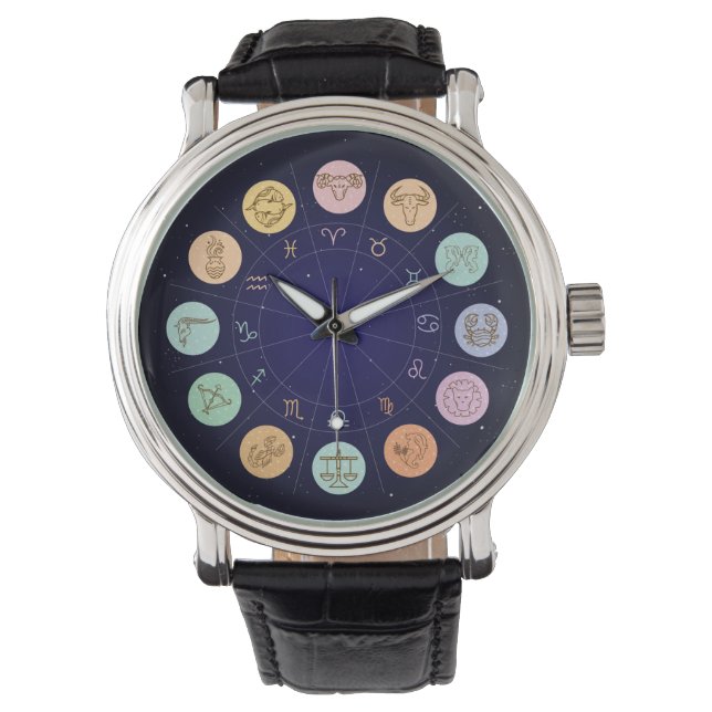 Reloj De Pulsera Muy Guay Zodiac Writing Watch (Anverso)