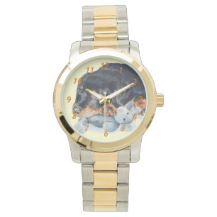 Reloj De Pulsera muy linda foto de puppy rottweiler
