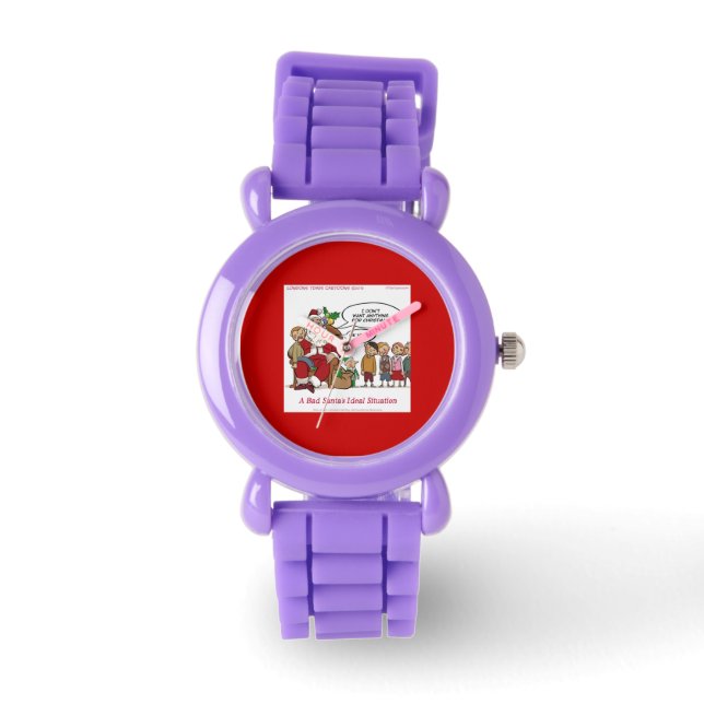 Reloj De Pulsera Muy malas mujeres de Santa Funny Watch (Anverso)