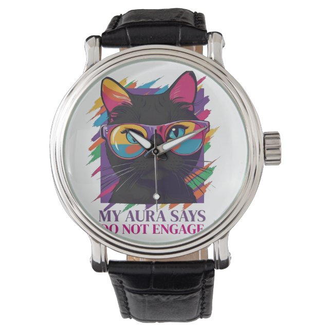 Reloj De Pulsera My Aura Says Watch  (Anverso)