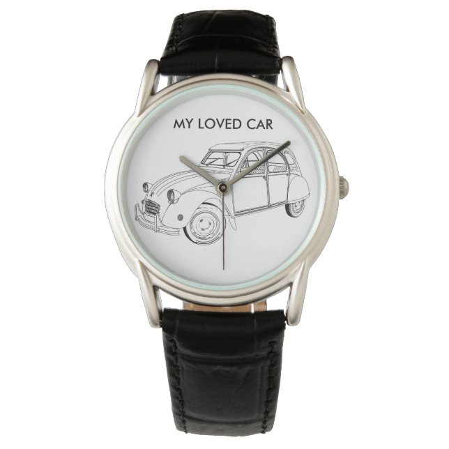Reloj De Pulsera My loved car: Citroën 2 CV (Anverso)