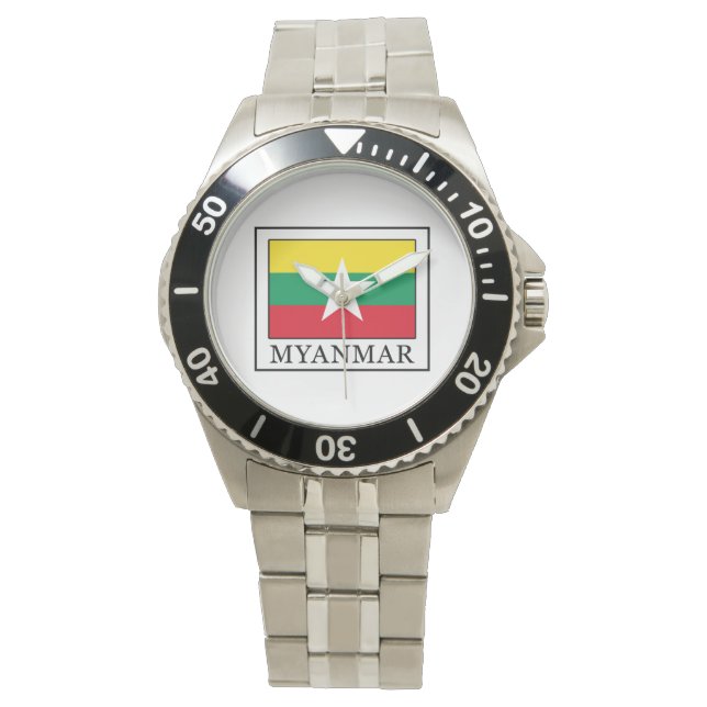 Reloj De Pulsera Myanmar (Anverso)