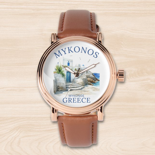 Reloj De Pulsera Mykonos in Watercolor Bliss (Subido por el creador)