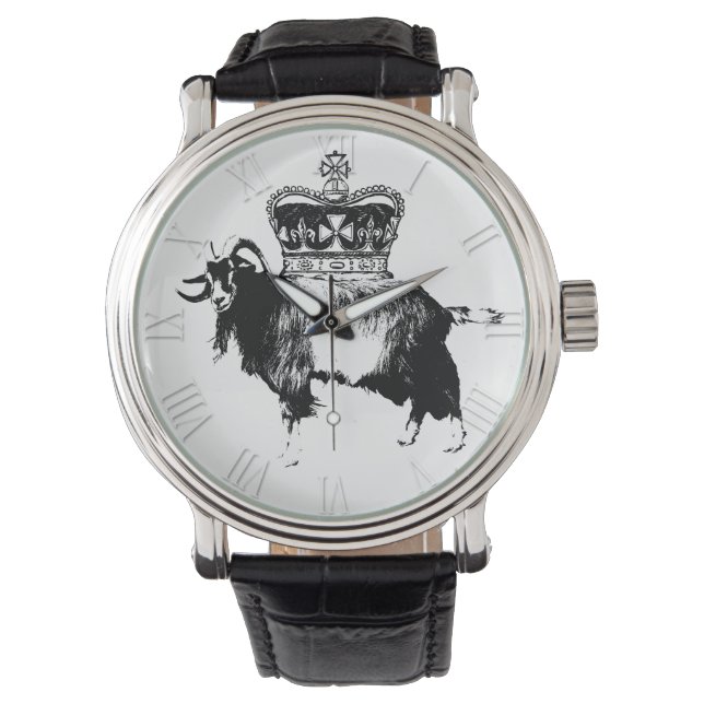 Reloj De Pulsera Nacido en año de cabra Astrología china Zodiac RNW (Anverso)