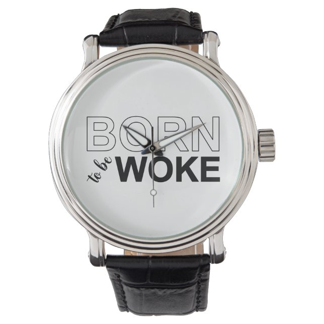 Reloj De Pulsera Nacido Para Estar Despierto (Anverso)