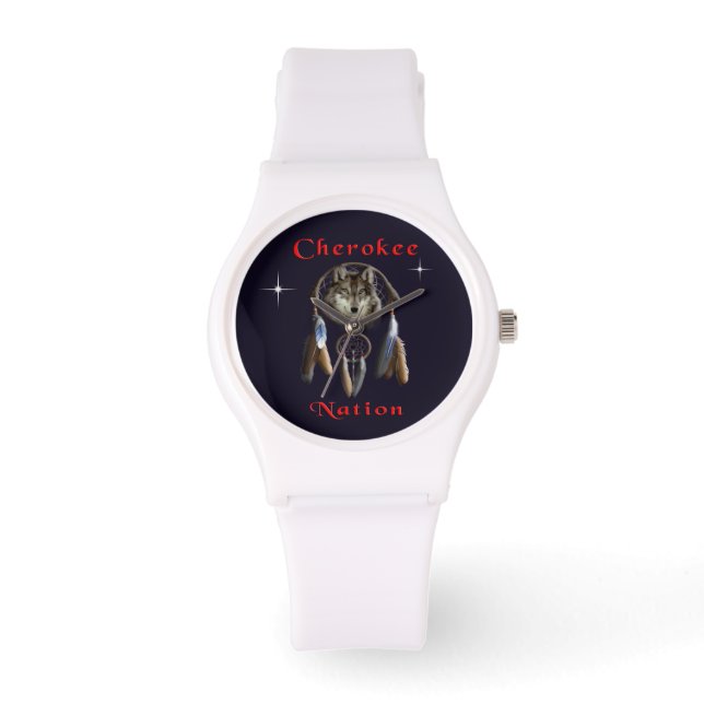 Reloj De Pulsera Nación de Cherokee (Anverso)