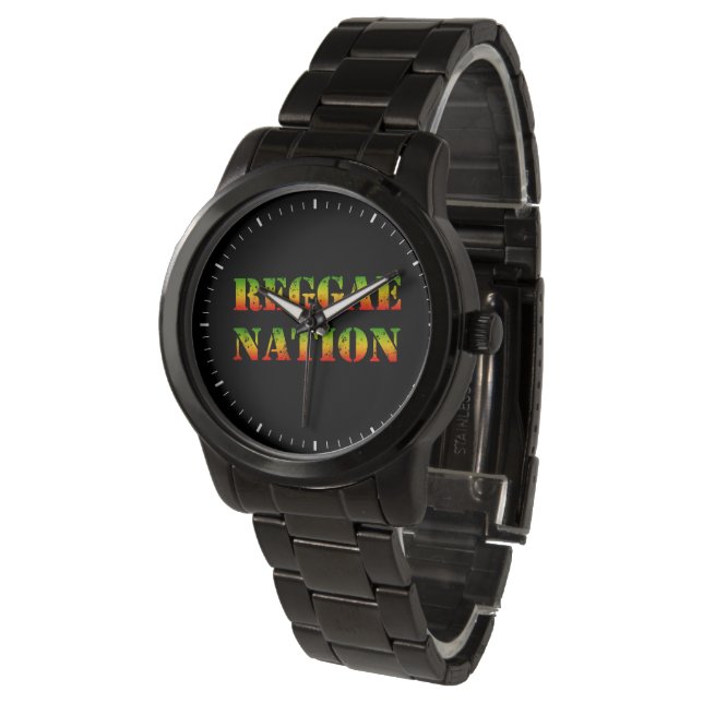 Reloj De Pulsera Nación Reggae (Angular)