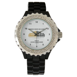 Reloj De Pulsera Nada Me Hace Ir Como Un Buen Juego De Ajedrez