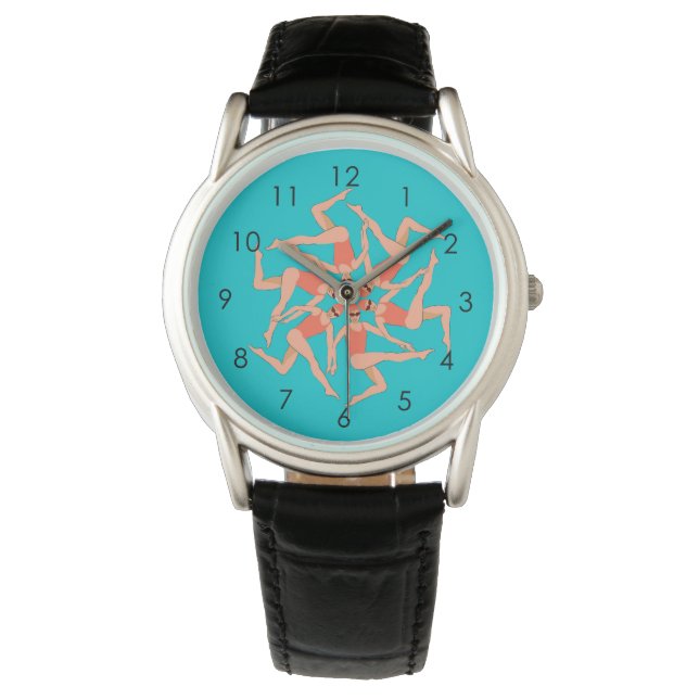 Reloj De Pulsera Nadadores artísticos - Natación sincronizada (Anverso)