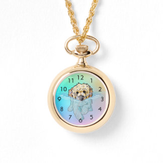 Reloj De Pulsera Nadando Goldendoodle DOODLEMOJI Watch