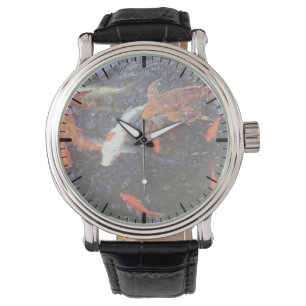 Reloj De Pulsera Nadando Koi