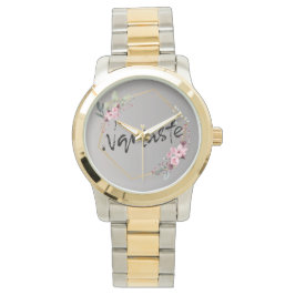 Reloj De Pulsera Namaste Two Toned Watch