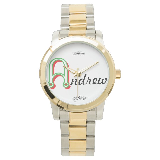 RELOJ DE PULSERA NAME WATCH: ANDREW HAVIC ACD (Anverso)