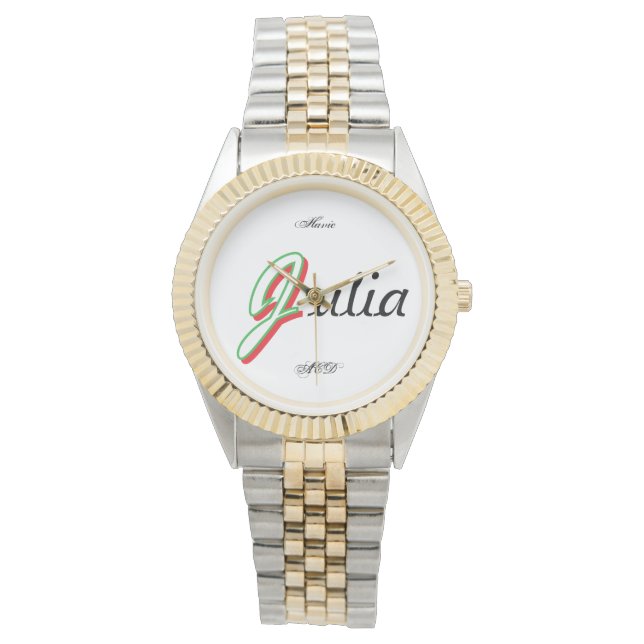 RELOJ DE PULSERA NAME WATCH: JULIA HAVIC ACD (Anverso)