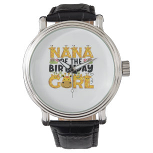 Reloj De Pulsera Nana 1er cumpleaños Chica Giraffe partido temático