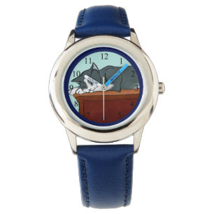 Reloj De Pulsera Napping Kitty