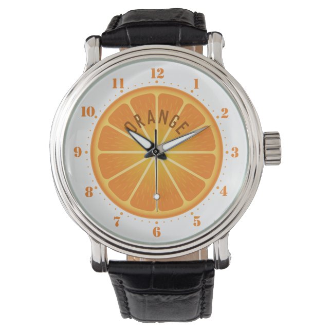 Reloj De Pulsera Naranja (Anverso)