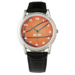 Reloj De Pulsera Naranja Baloncesto Atlético