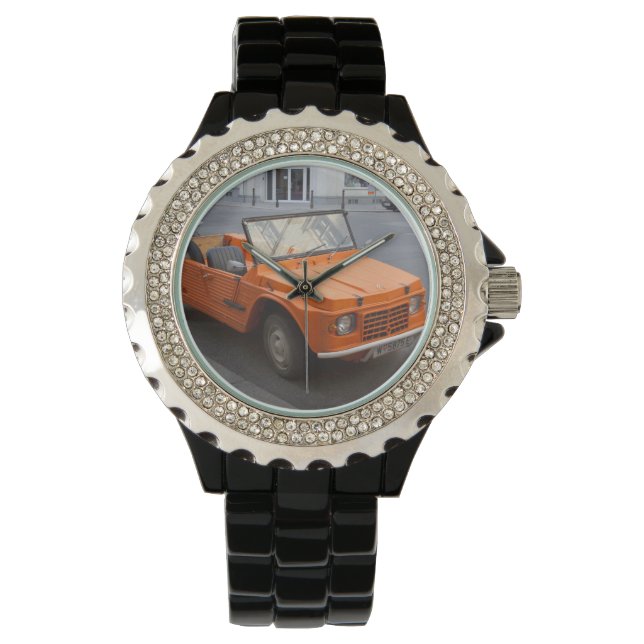 Reloj De Pulsera Naranja Citroën Mehari (Anverso)