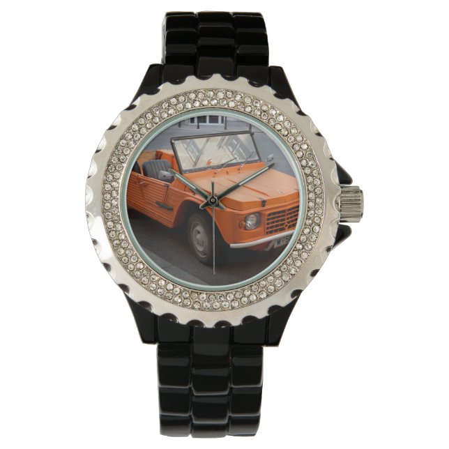 Reloj De Pulsera Naranja Citroen Mehari (Anverso)