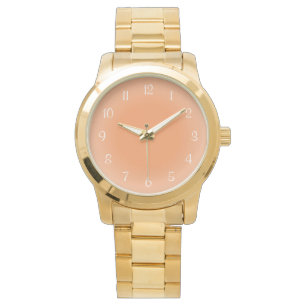 Reloj De Pulsera Naranja de bordes mixtos Diseño Frosted Colores s
