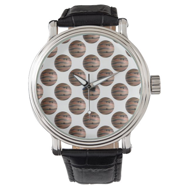Reloj De Pulsera Naranja de Bowling Ball Tiger (Anverso)