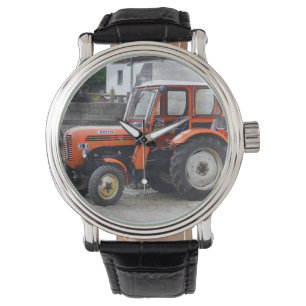 Reloj De Pulsera Naranja Diesel Tractor Steyr KL II