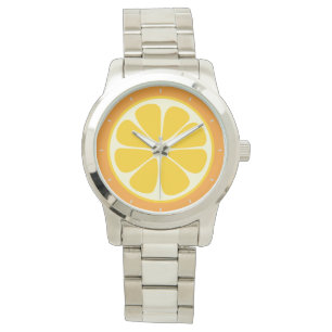 Reloj De Pulsera Naranja dulce de cítricos tropicales tropicales