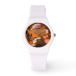 Reloj De Pulsera Naranja Gem