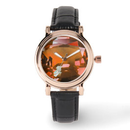 Reloj De Pulsera Naranja Gem