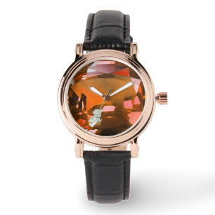 Reloj De Pulsera Naranja Gem