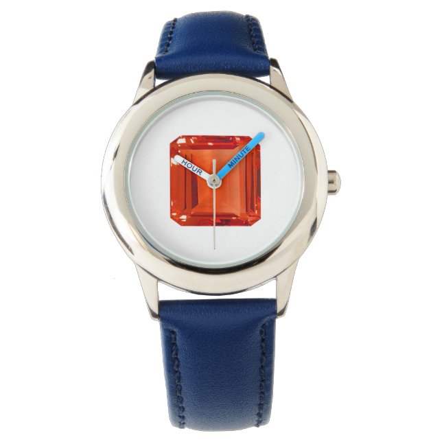 Reloj De Pulsera Naranja Gemstone (Anverso)