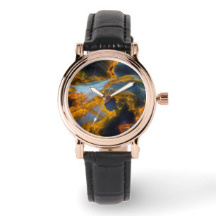 Reloj De Pulsera Naranja Lacing Pietersite