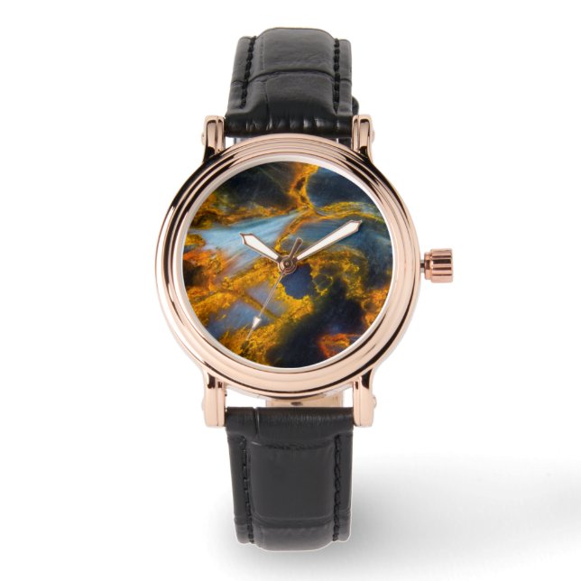 Reloj De Pulsera Naranja Lacing Pietersite (Anverso)