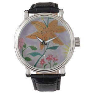 Reloj De Pulsera Naranja Lily Watch