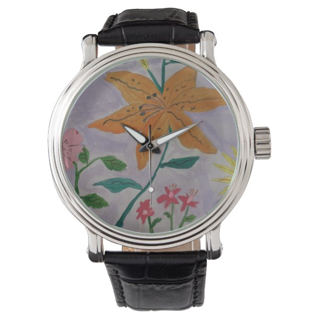 Reloj De Pulsera Naranja Lily Watch (Anverso)
