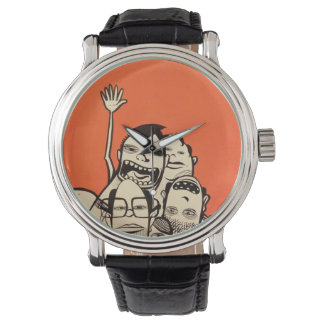 Reloj De Pulsera Naranja Sky