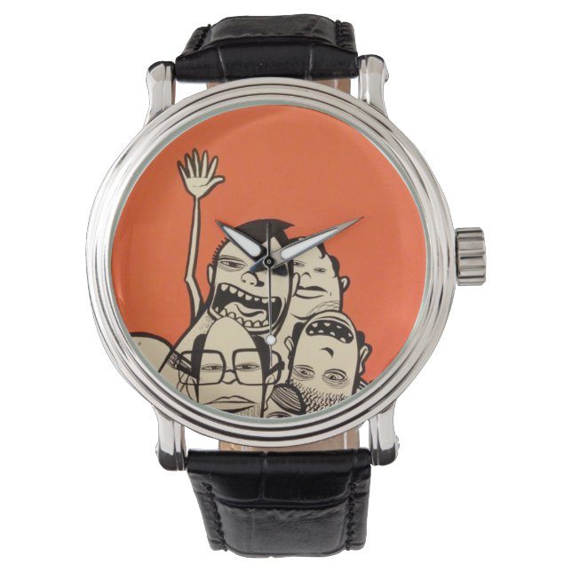 Reloj De Pulsera Naranja Sky (Anverso)