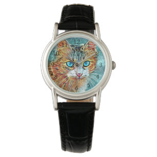 Reloj De Pulsera Naranja turquesa Cat 685