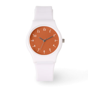 Reloj De Pulsera Naranja y malvaviscos despedidos