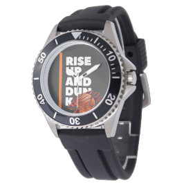 Reloj De Pulsera Naranjas Blancos Levantan Y Dunk Waters