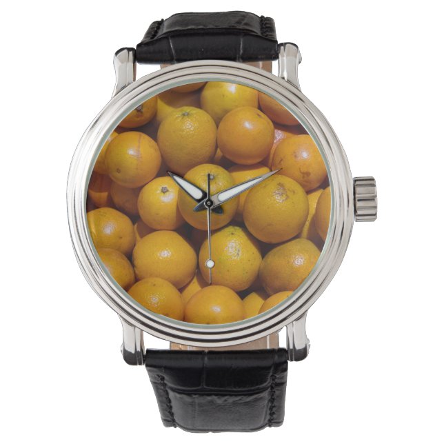 Reloj De Pulsera Naranjas naranja del mercado de fruta de Florida (Anverso)