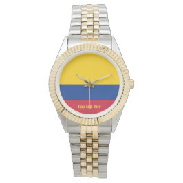 Reloj De Pulsera National flag of Colombia