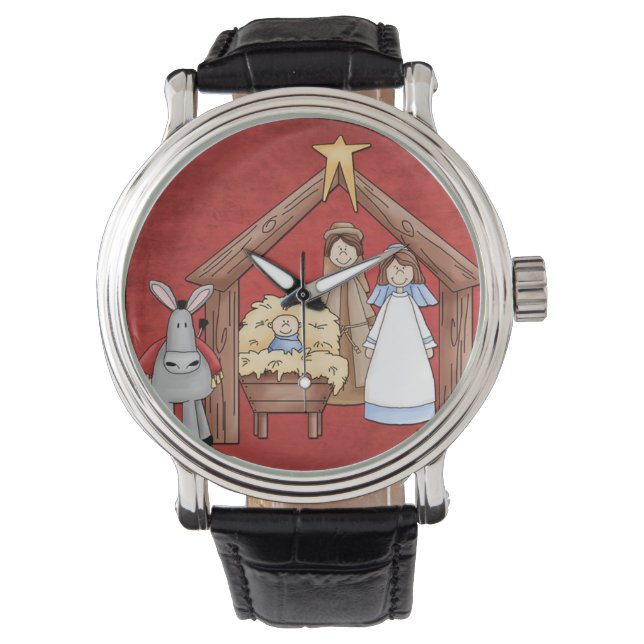 Reloj De Pulsera Natividad de los navidades (Anverso)