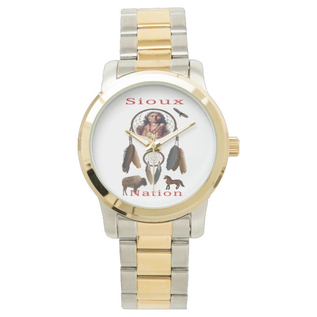 Reloj De Pulsera Nativo americano (Anverso)