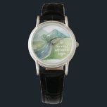 Reloj De Pulsera Naturaleza acuarela Vamos a comenzar la próxima av<br><div class="desc">Naturaleza acuarela Vamos a comenzar la próxima aventura</div>