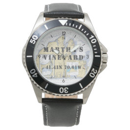 Reloj De Pulsera Náutica del viñedo de Martha