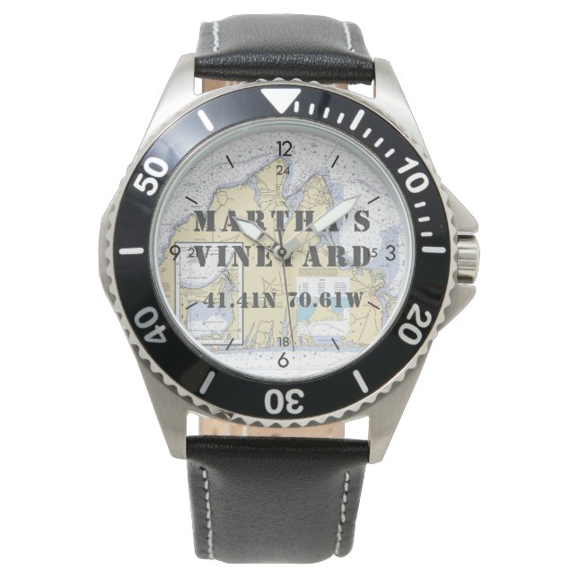 Reloj De Pulsera Náutica del viñedo de Martha (Anverso)