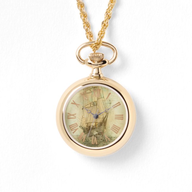 Reloj De Pulsera Nautical Classic Ship (Neutral) (Anverso)