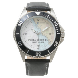 Reloj De Pulsera Nautical Latitude Longitude Boater's Southwest FL